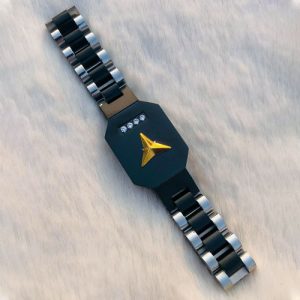 Mercedes Benz Stainless Steel Bracelet Golden